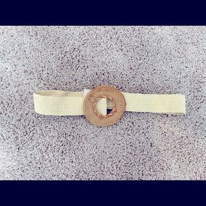 Brand New Pink Lily Rattan Belt